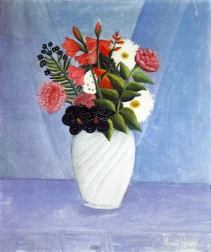 Bouquet of Flowers by Henri Rousseau