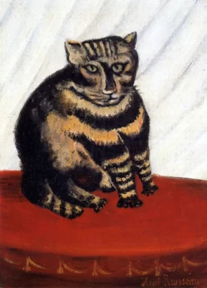 The Tiger Cat by Henri Rousseau