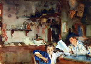A Venetian Trattoria by John Singer Sargent