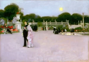 In the Luxembourg Gardens 1879 by John Singer Sargent