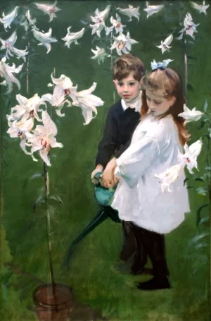 Garden Study of the Vickers Children, 1884 by John Singer Sargent