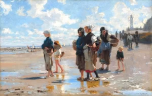 Oyster Gatherers of Cancale 1878 by John Singer Sargent