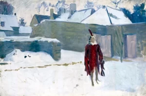 Mannikin In the Snow by John Singer Sargent