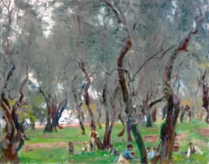 The Olive Grove 1910 by John Singer Sargent