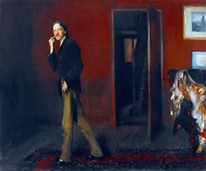 Robert Louis Stevenson and His Wife 1885 by John Singer Sargent