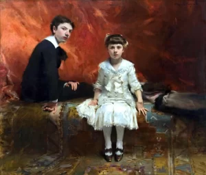 Portrait of Édouard and Marie-Louise Pailleron 1881 by John Singer Sargent