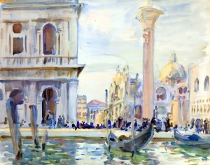 The Piazzetta 1911 by John Singer Sargent