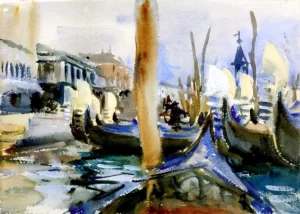 Riva Degli Schiavoni, Venice 1904 by John Singer Sargent