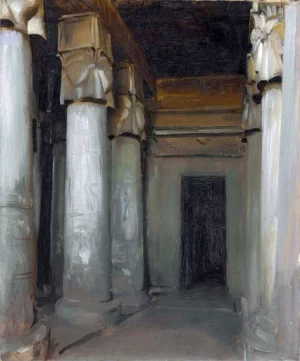 The Temple of Denderah 1891 by John Singer Sargent
