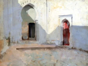 Courtyard, Tetuan, Morocco 1879 by John Singer Sargent