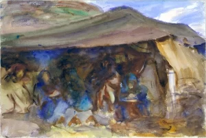 Bedouin Tent by John Singer Sargent