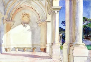Villa Falconiere 1907 by John Singer Sargent