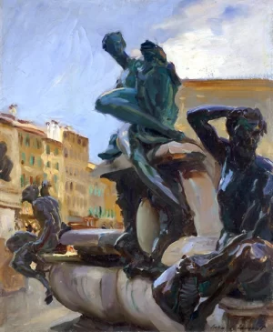 Fountain of Neptune 1902 by John Singer Sargent