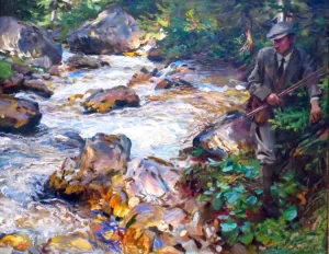 Trout Stream In the Tyrol 1914 by John Singer Sargent