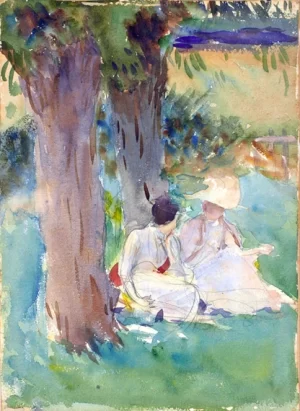 Under the Willows 1888 by John Singer Sargent
