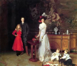 Sir George Sitwell, Lady Ida Sitwell and Family 1900 by John Singer Sargent
