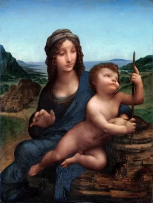 Madonna of the Yarnwinder by Leonardo Da Vinci