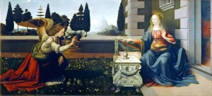 The Annunciation by Leonardo Da Vinci