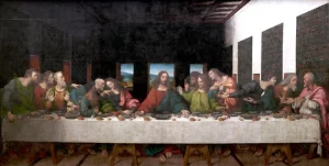 The Last Supper-Restored by Leonardo Da Vinci