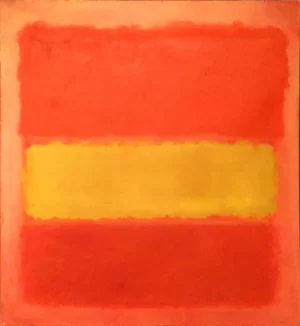 Yellow Band by Mark Rothko (Inspired by)