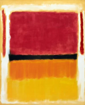 Untitled (Violet, Black, Orange, Yellow On White And Red) by Mark Rothko (Inspired by)