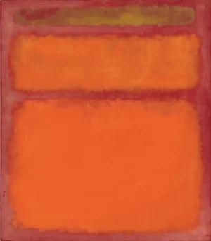 Orange, Red, Yellow by Mark Rothko (Inspired by)
