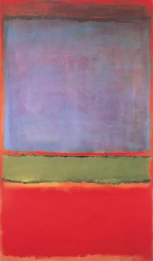 No. 6 (Violet, Green And Red) by Mark Rothko (Inspired by)