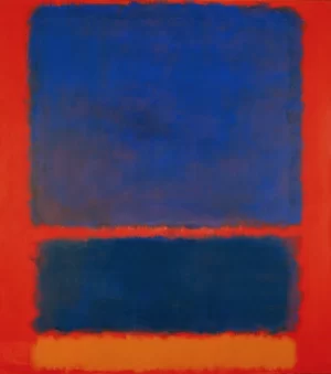 Blue, Orange, Red, 1961 by Mark Rothko (Inspired by)