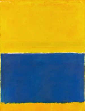 Untitled (Yellow And Blue) by Mark Rothko (Inspired by)