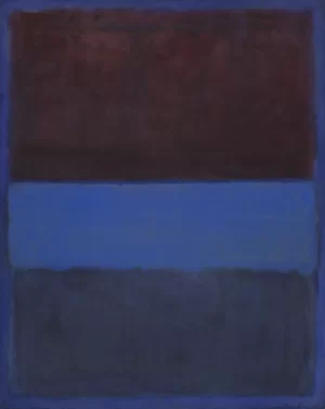No.61 ( Rust And Blue ) 1953 by Mark Rothko (Inspired by)
