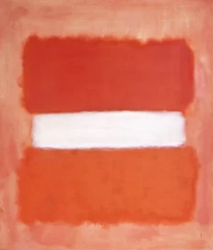 Untitled, White Center, 1957 by Mark Rothko (Inspired by)