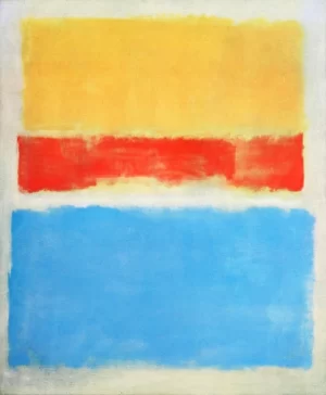 Yellow, Red And Blue by Mark Rothko (Inspired by)