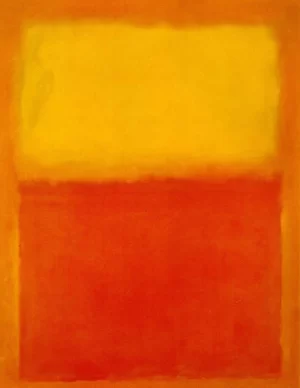 Orange And Yellow by Mark Rothko (Inspired by)