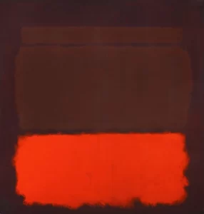 No. 6 Sienna, Orange On Wine, 1962 by Mark Rothko (Inspired by)