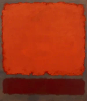 Untitled (Orange, Red And Red), 1962 by Mark Rothko (Inspired by)