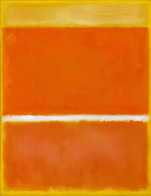 Saffron by Mark Rothko (Inspired by)