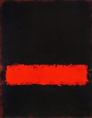 Untitled ( Black Red And Black), 1968 by Mark Rothko (Inspired by)