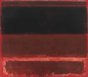 Four Darks In Red (1958) by Mark Rothko (Inspired by)