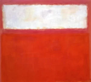 Untitled ( Pink And White Over Red), 1957 by Mark Rothko (Inspired by)