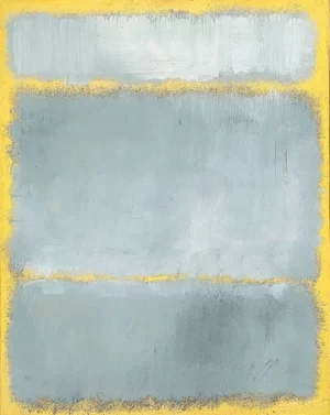 Untitled (Grays In Yellow), 1960 by Mark Rothko (Inspired by)