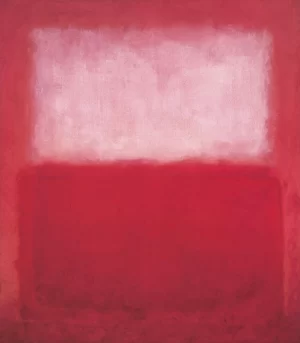 Untitled (White Over Red), 1957 by Mark Rothko (Inspired by)