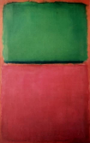 Untitled (Green, Red On Orange) - 1951 by Mark Rothko (Inspired by)