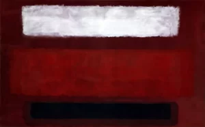 No. 9 (White And Black On Wine), 1958 by Mark Rothko (Inspired by)