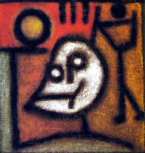 Death And Fire by Paul Klee