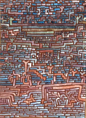 Heiliger Bezirk by Paul Klee