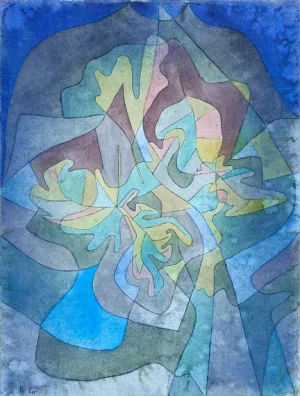 Flowers In The Vase by Paul Klee