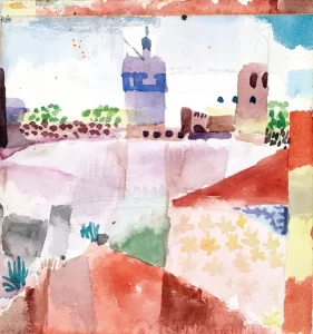 Hammamet With Its Mosque by Paul Klee