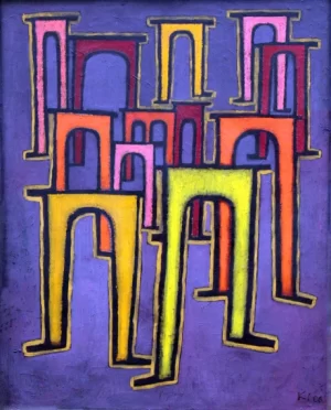 Revolution Of The Viaduct by Paul Klee