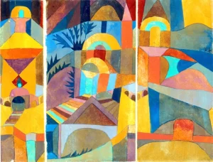 Temple Gardens by Paul Klee