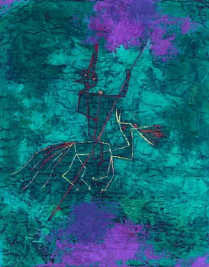 Versprengter Reiter by Paul Klee
